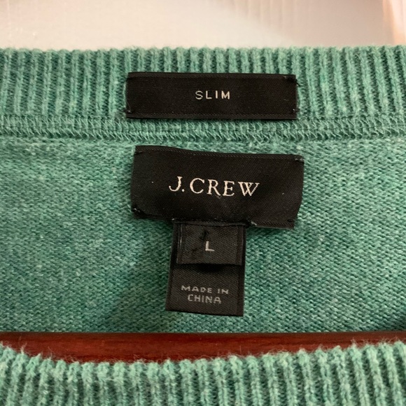 J. Crew Slim Fit Green Sweater - Picture 6 of 6